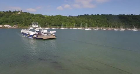 Car Ferry Stock Footage 135762291