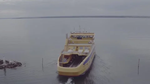 Car ferry from Gränna 動画素材 149467669