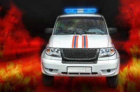 Car fire protection Stock Photos
