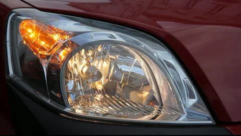 Car flashing indicator light (right side) Vídeos de archivo 10689401