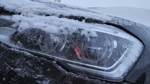 Car flashing light with blinking indicator Stock Footage 89460437