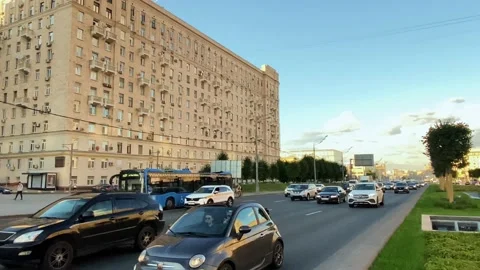 Car flow Stock Footage 158296523