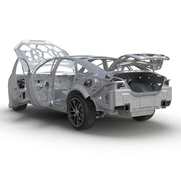 Car Frame with Chassis 3 ~ 3D Model #90657588 | Pond5