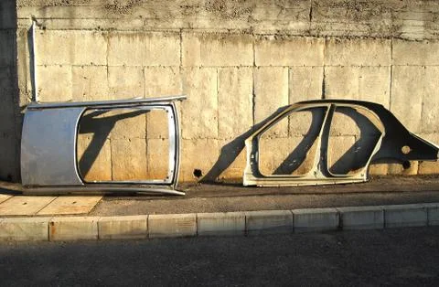 Car frame elements Stockfoto's