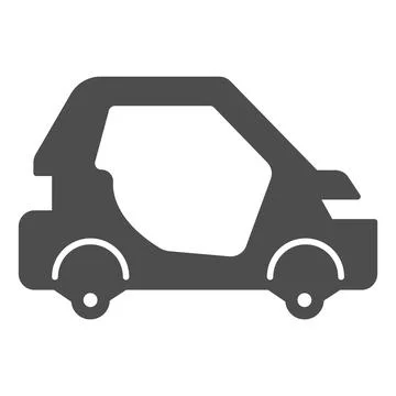 Car frame with suspension solid icon, Car parts concept, Bodywork sign on white イラスト素材