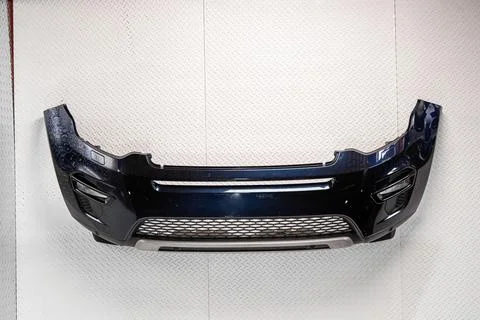 Car front bumper assembly isolated on white background Stock Photos