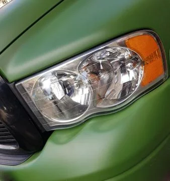 Car front light. Stock Photos
