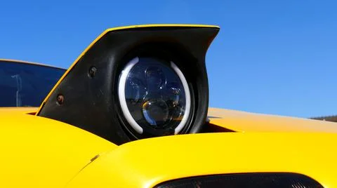 Car front light. Stock Photos