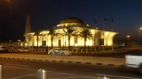 A car front of the mosque Stock Photos