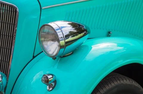 Car front optics Stock Photos