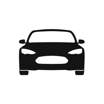 Car front side design Stock Illustration
