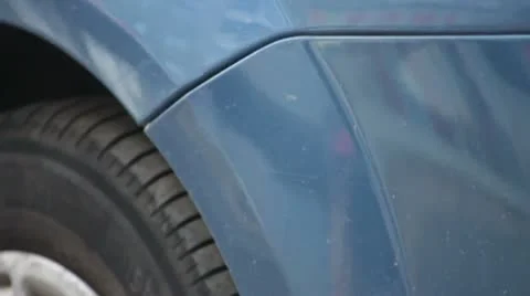 Car front wheel Stock Footage 18188137