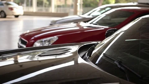 Car front window Video stock 77053359