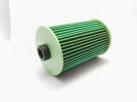 Car fuel filter for clean dirty fuel, auto spare part Stock Photos