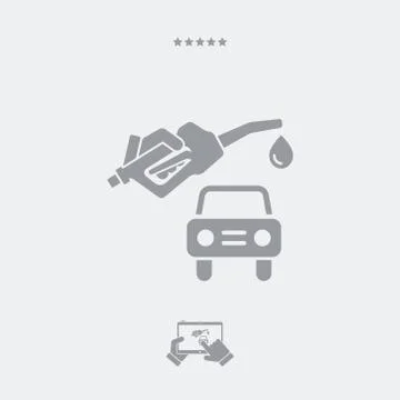 Car fuel icon Illustration