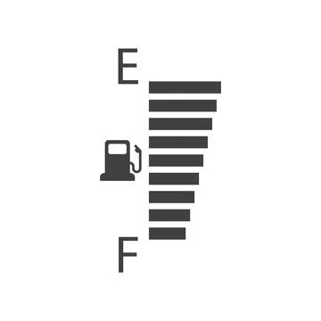 Car Fuel Indicator Icon vector Illustrazione stock