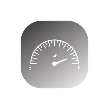 Car Fuel Indicator Icon vector Stock Illustration