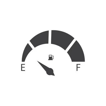 Car Fuel Indicator Icon vector Stock Illustration