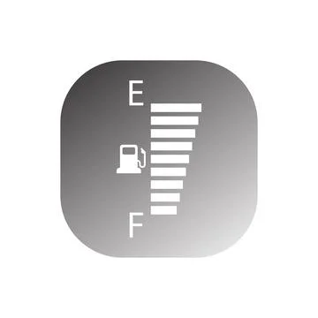 Car Fuel Indicator Icon vector Stock Illustration