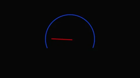 Car futuristic speedometer gauge dial. Motorcycle speedometer display or au.. 스톡 동영상 337658892