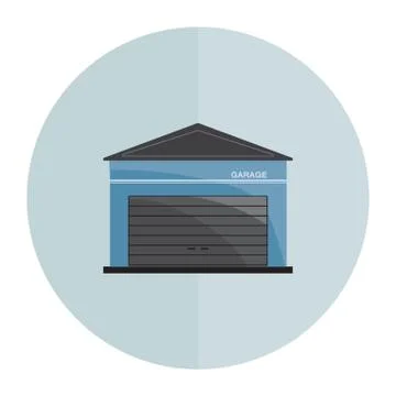 Car Garage Stock-Illustration