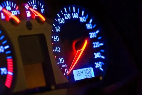Car gauges Stock Photos