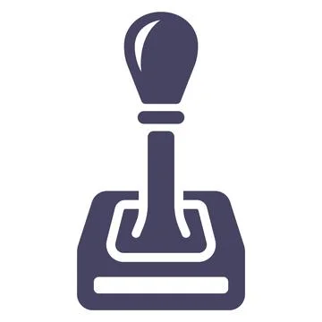 Car gear shift lever. Stock Illustration