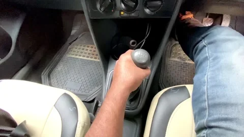 Car gear shifting Stock Footage 295440539