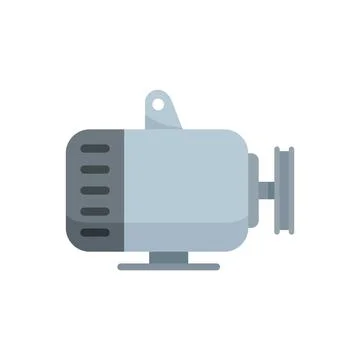 Car generator icon flat isolated vector イラスト素材