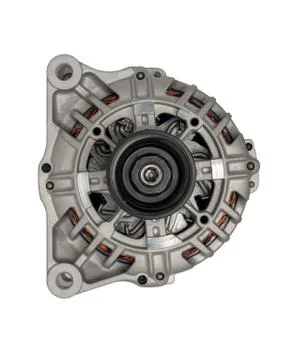 Car generator on a white background. Stock Photos
