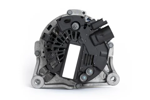 Car generator on a white background. Stock Photos