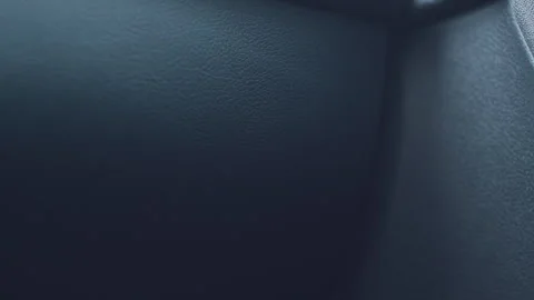 Car glove box opening inside cabin close up with latch click and soft thud sound Stock Footage 325907188