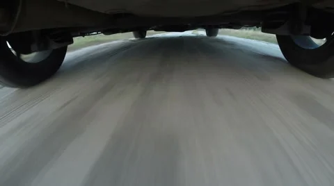 The car goes on the road. Work to bring in heavy conditions Stock Footage 54460207