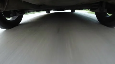 The car goes on the road. Work to bring in heavy conditions Stock Footage 54462049