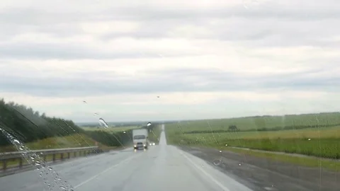 Car is going downhill Stock-Footage 80092388