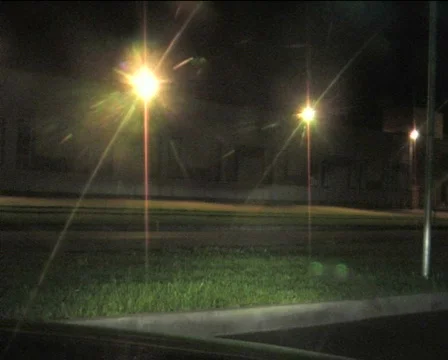 Car going by night Stock Footage 83517