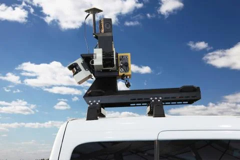 Car gps device Stock Photos