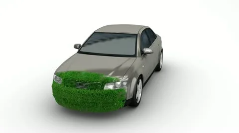 Car grass grow Video stock 10911563
