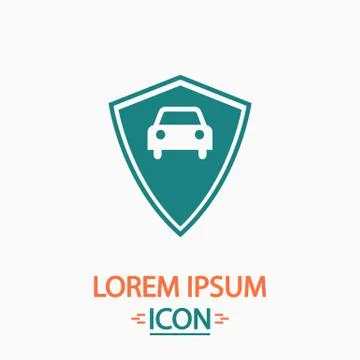 Car guard computer symbol イラスト素材