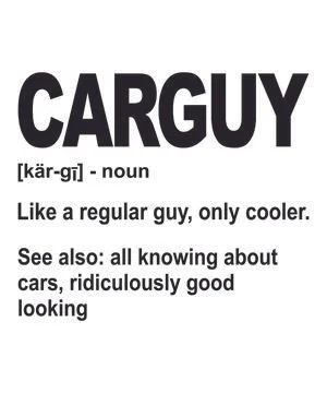 Car Guy Definition Illustrazione stock