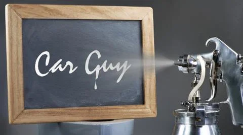 Car Guy Sign. Stock Photos