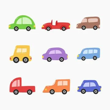 Car hand drawn vector illustration Stock Illustration