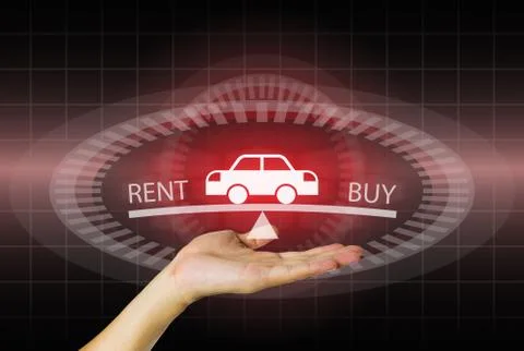 Car in hand Stock Photos
