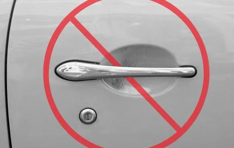Car handle Stock Photos