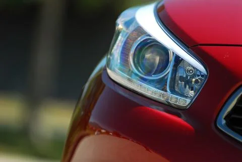 Car head lamp 库存照片
