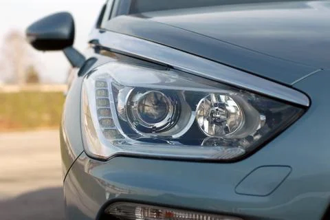 Car head lamp Foto stock