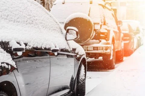 Car headlight close up Foto stock