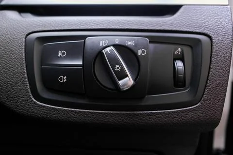 Car Headlight Control Switch Stock Photos