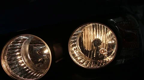 Car headlight - detail 스톡 동영상 50122122