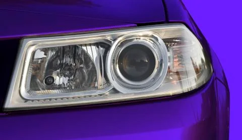 Car headlight Stock Photos